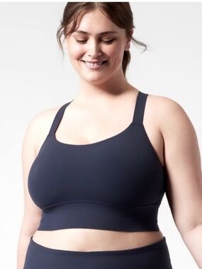 Athleta Warrior Longline Bra D-DD